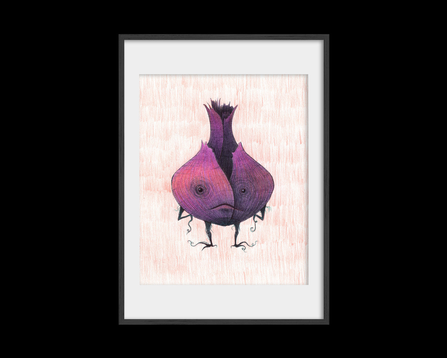 Grumpy Onion Print