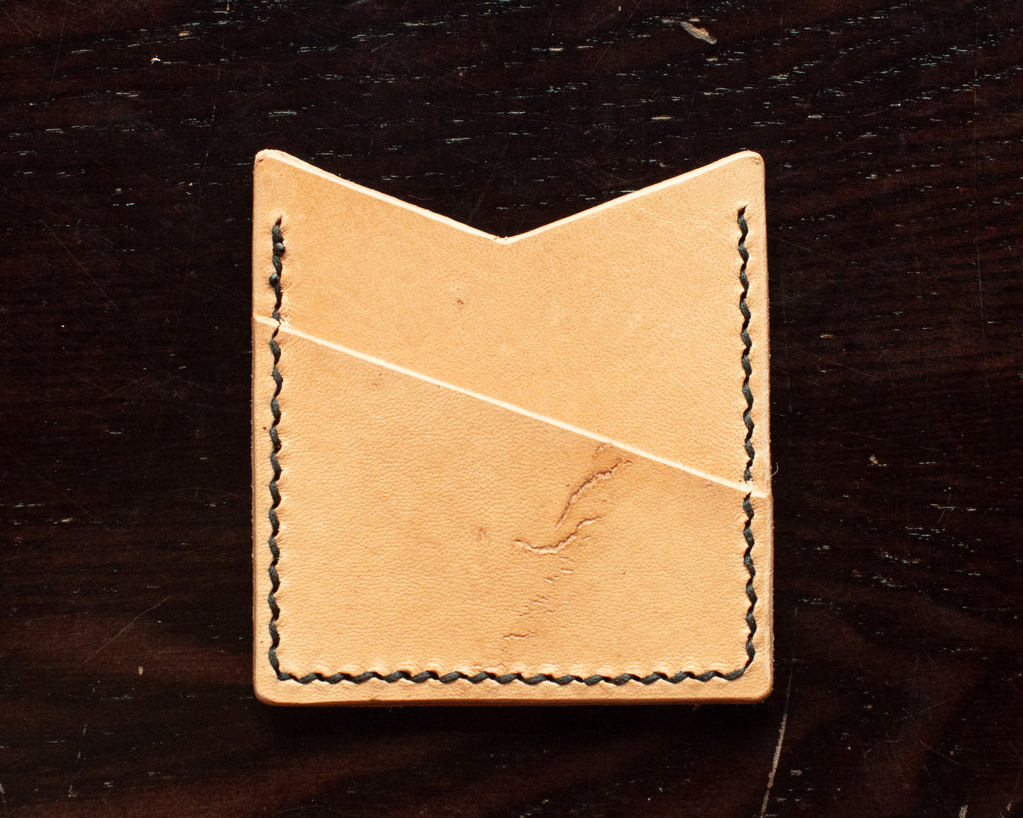 Moth Leather Card Holder (One of a Kind)