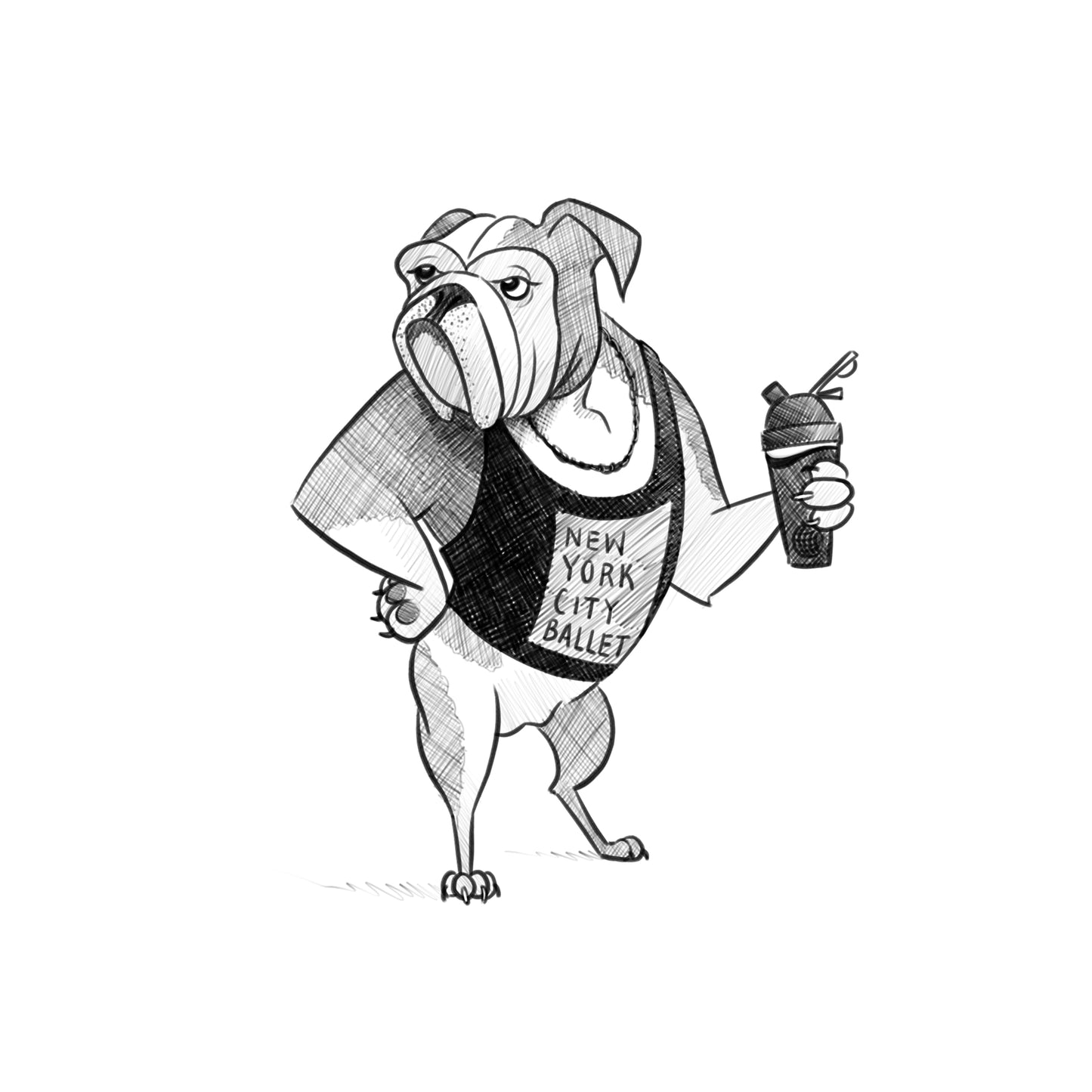 Bulldog Bro Print