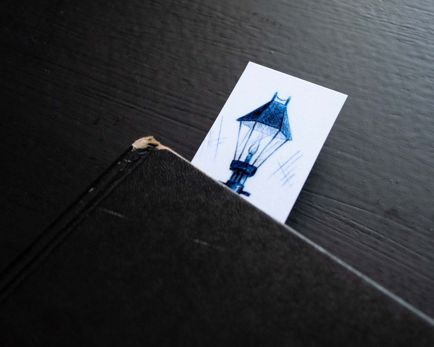 Cat Lightpost—Printed Bookmark
