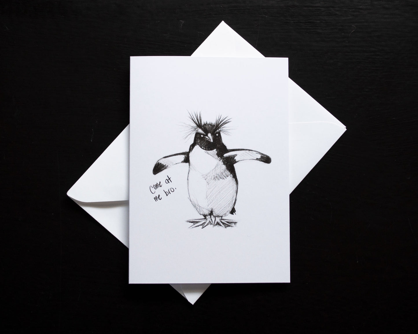 Come at Me Bro Greeting Card