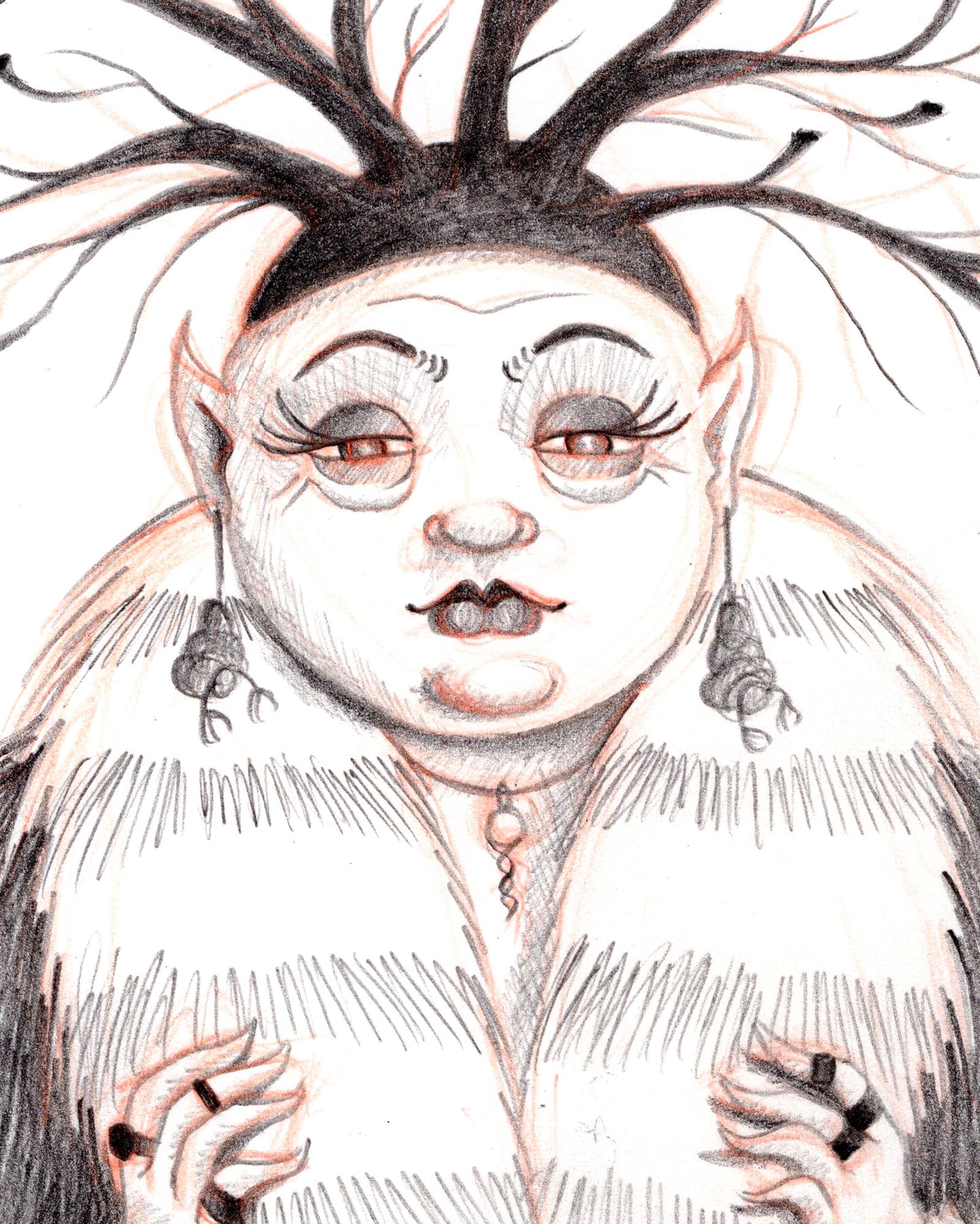 Furry Coral Original Artwork
