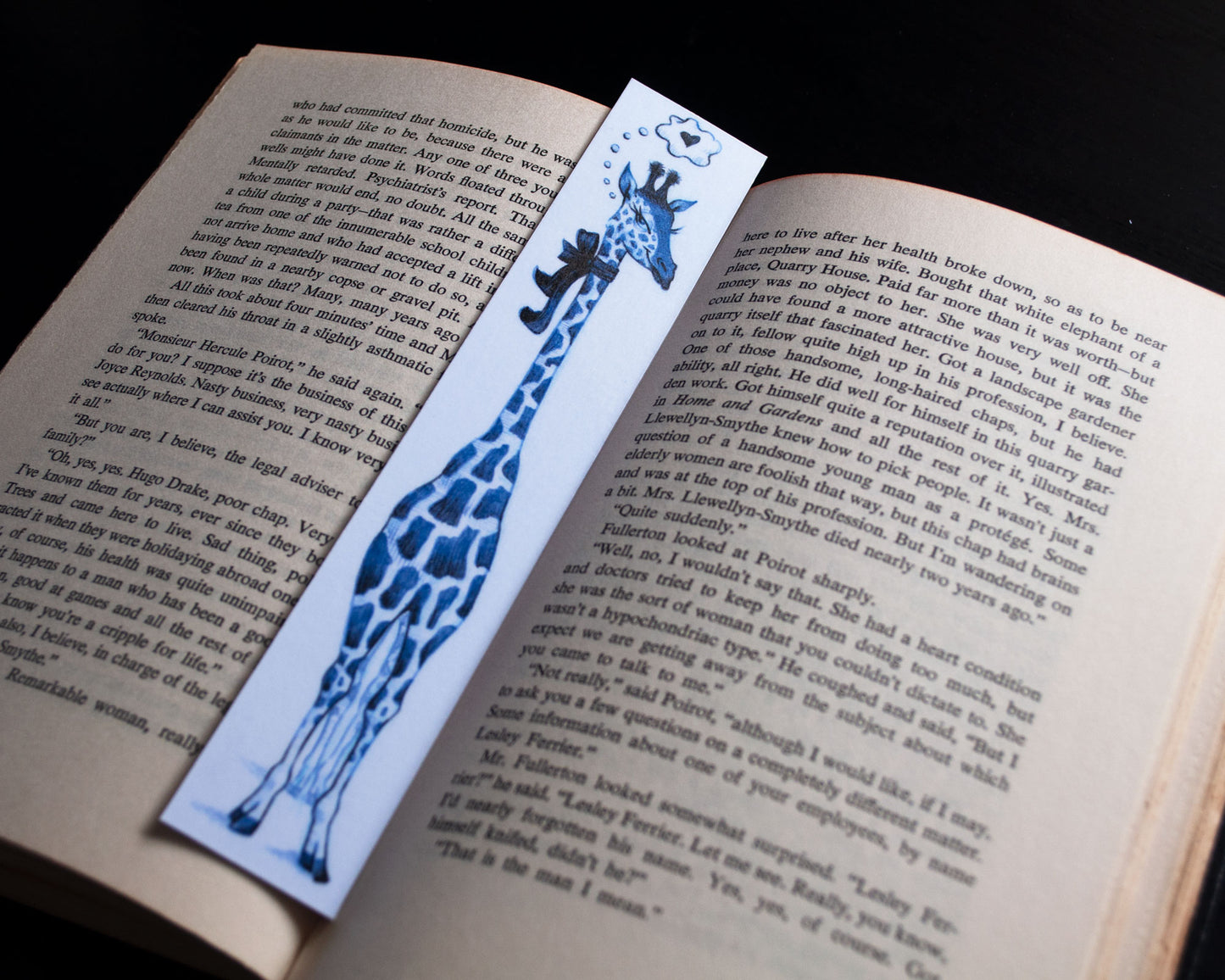 Giraffe—Printed Bookmark