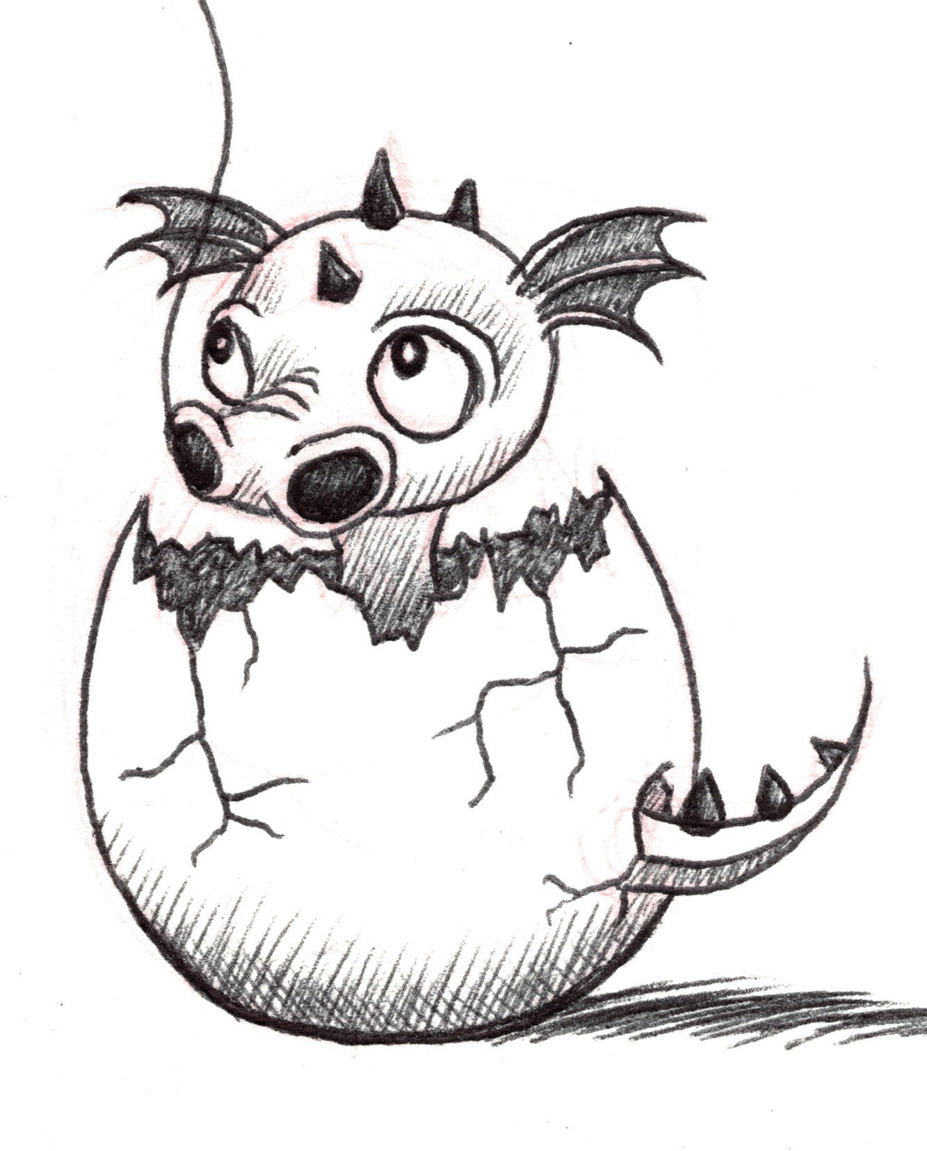 Baby Dragon Print