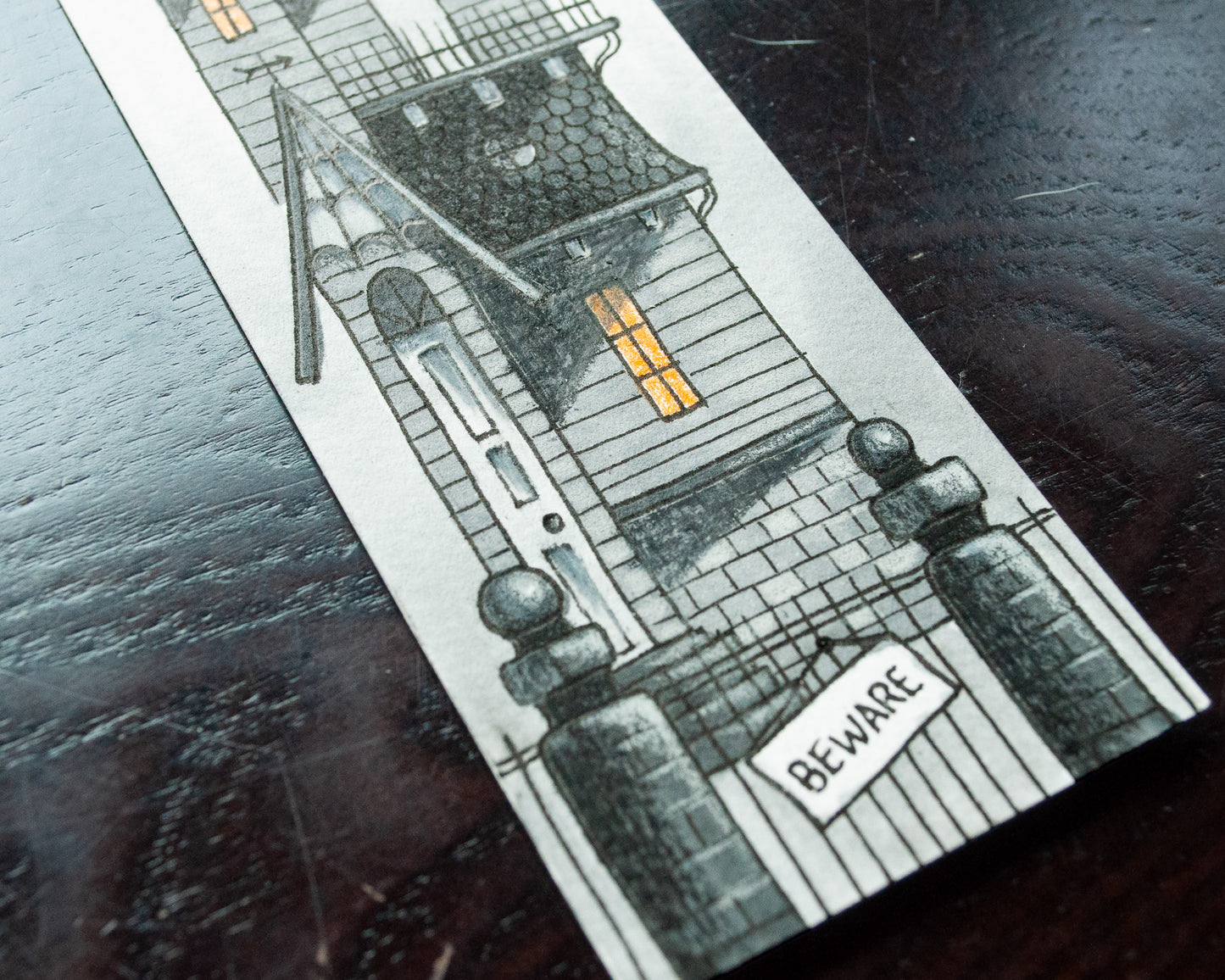 Gothic House—Printed Bookmark