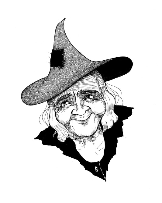 Old Witch Original Sketch