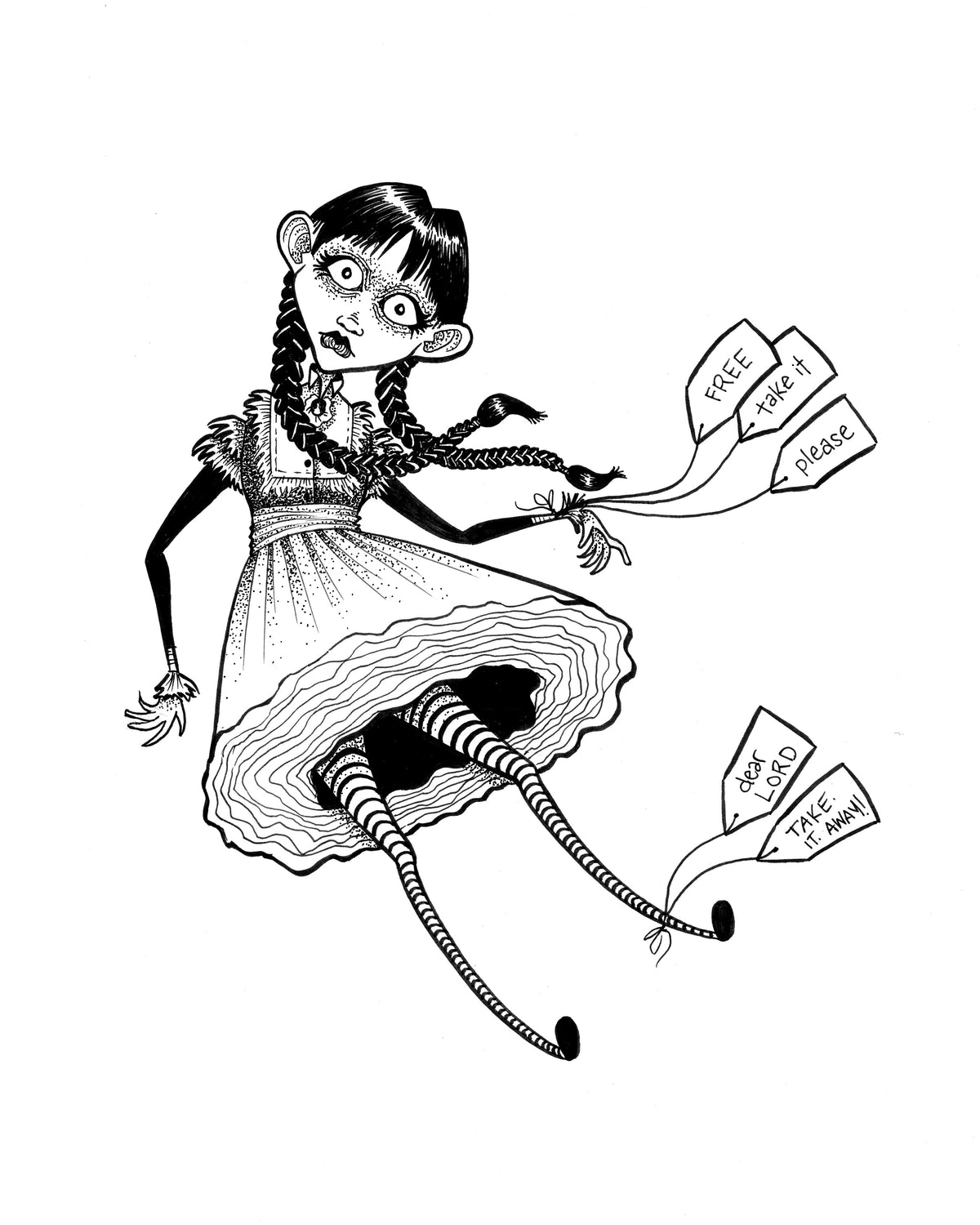 Wednesday Original Sketch