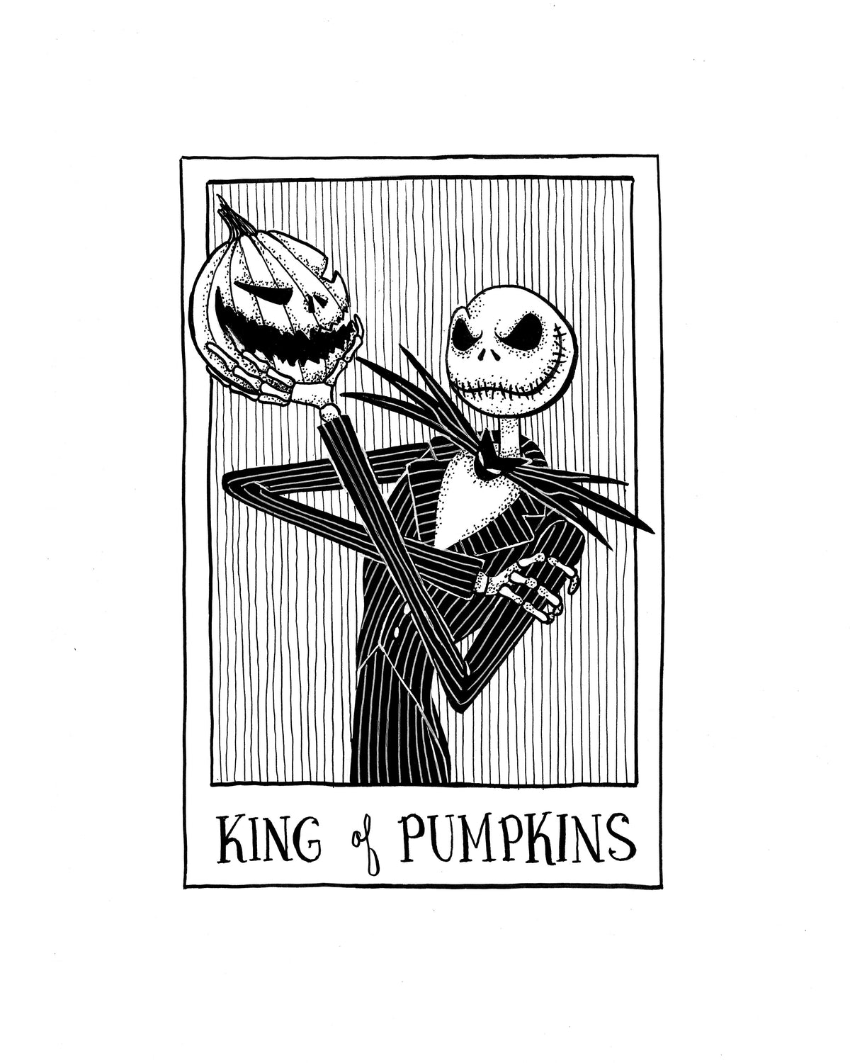 Pumpkin King Original Sketch