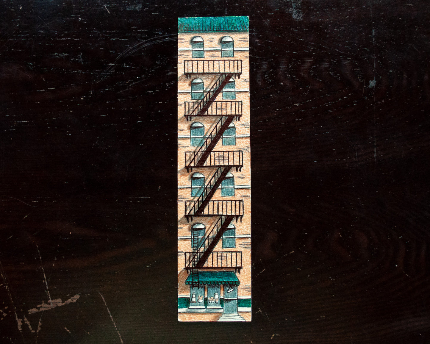 Apartment Building—Printed Bookmark