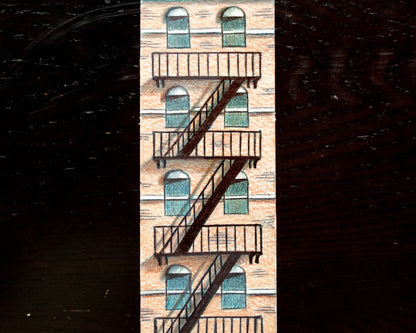 Apartment Building—Printed Bookmark