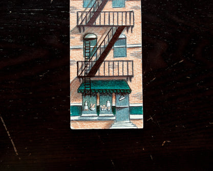 Apartment Building—Printed Bookmark