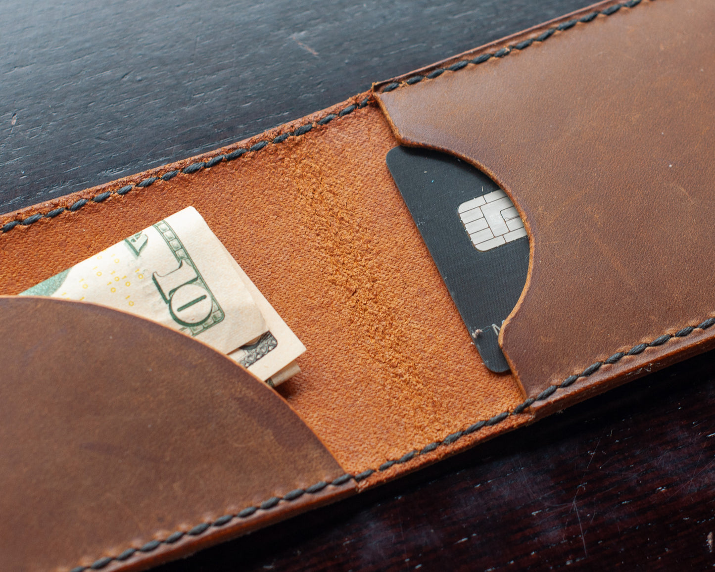 Handmade Skull Bifold Wallet (One of a Kind)