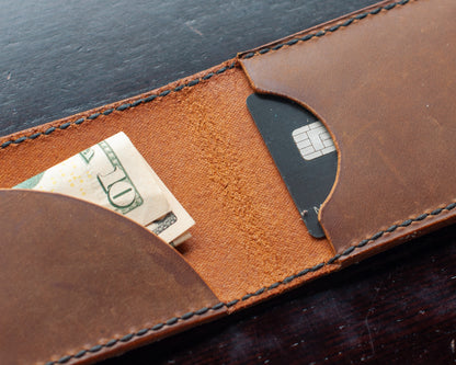 Handmade Skull Bifold Wallet (One of a Kind)