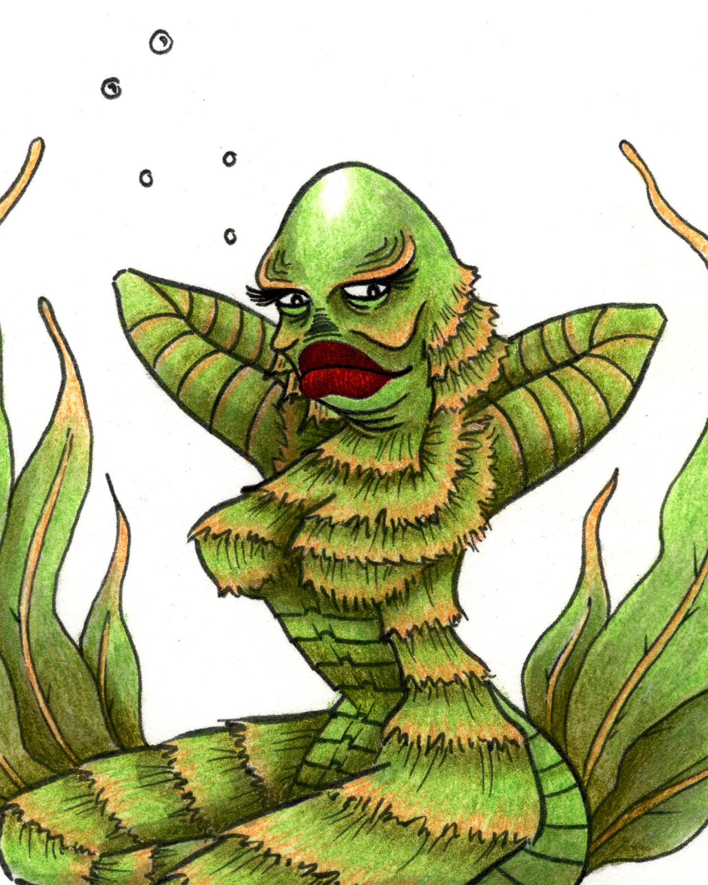 Black Lagoon Pinup Print