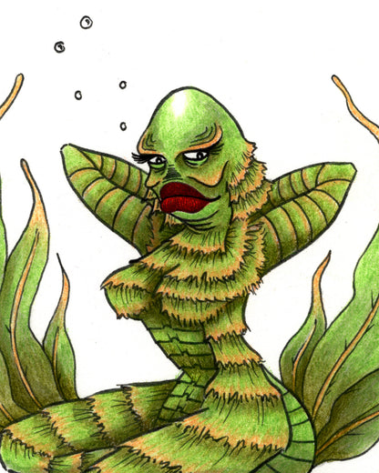 Black Lagoon Pinup Print