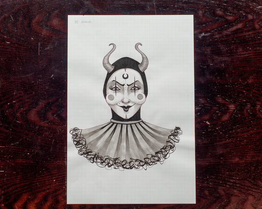 Clown Original Sketch