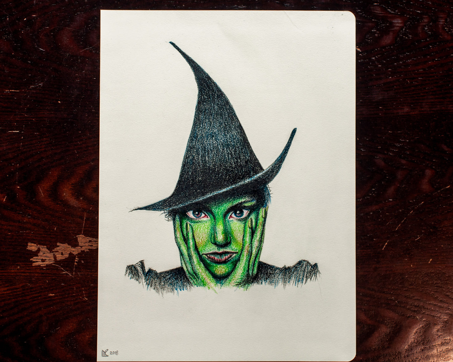 Favorite Green Witch Original Sketch