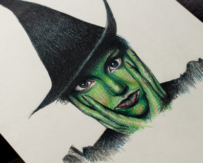 Favorite Green Witch Original Sketch