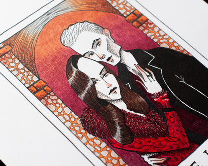 The Lovers Original Drawing