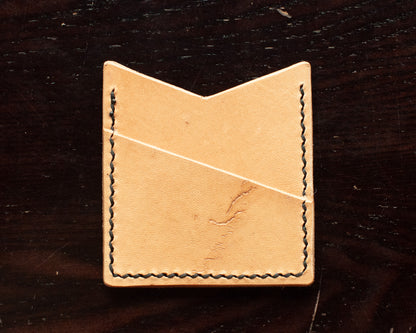 Moth Leather Card Holder (One of a Kind)