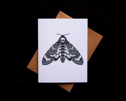 Moth Greeting Card