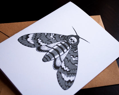 Moth Greeting Card