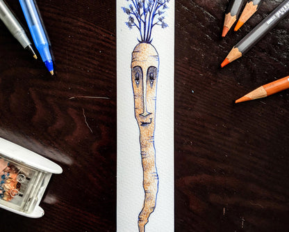 Creepy Carrot—Original Art Bookmark