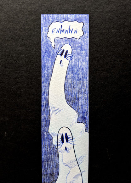 Sassy Ghosts—Original Art Bookmark