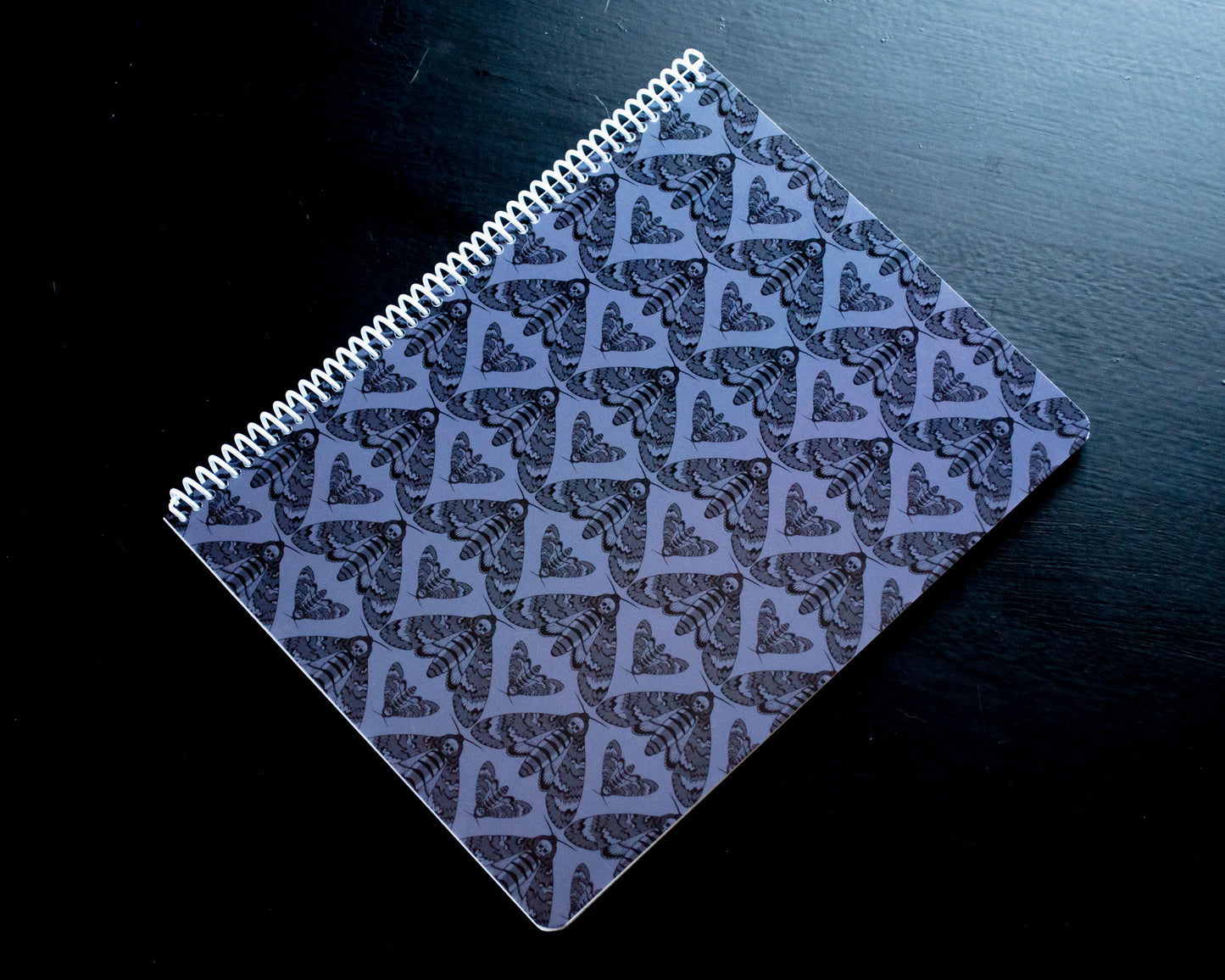 Purple Moth Print Notebook