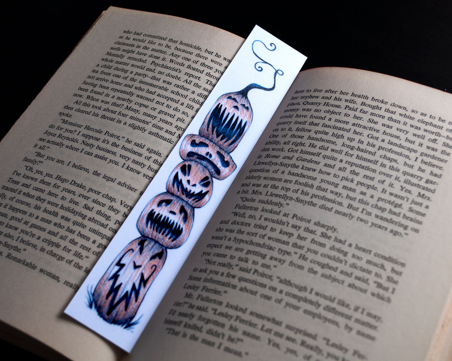 Stack o' Lanterns—Printed Bookmark